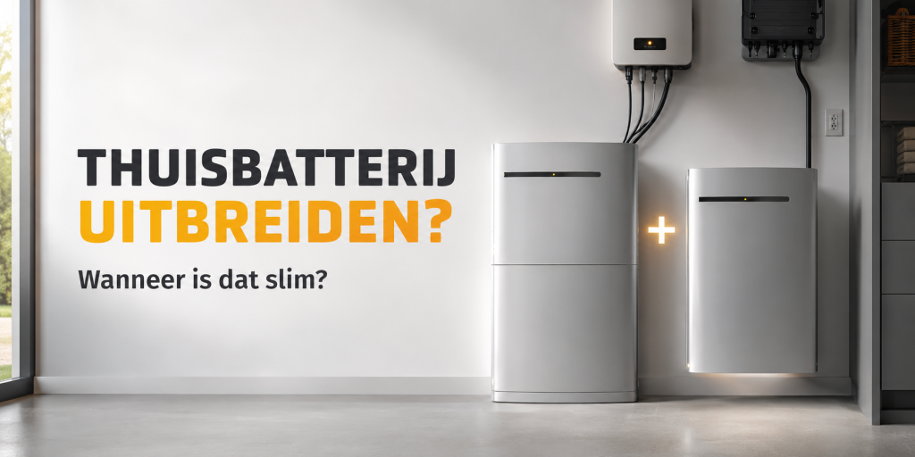 Thuisbatterij uitbreiden